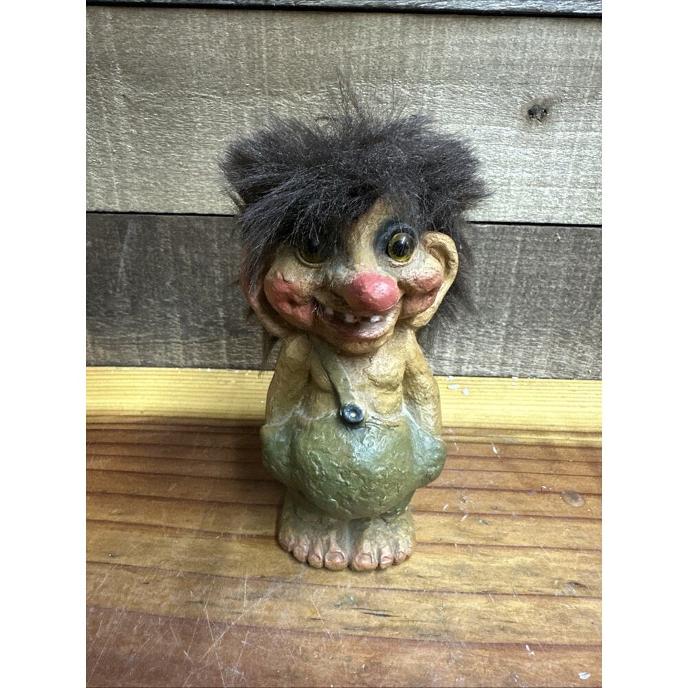 Vintage Troll Norwegian NyForm 7" Troll Scandinavian Folk Art